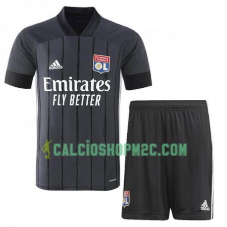 Olympique Lyonnais Bambino Maglia Trasferta 2020/2021 Manica Corta (+ Pantaloncini)
